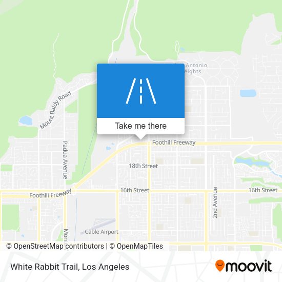 White Rabbit Trail map