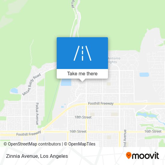 Mapa de Zinnia Avenue