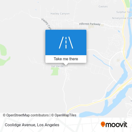 Mapa de Coolidge Avenue