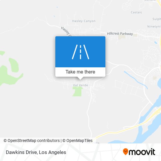 Mapa de Dawkins Drive