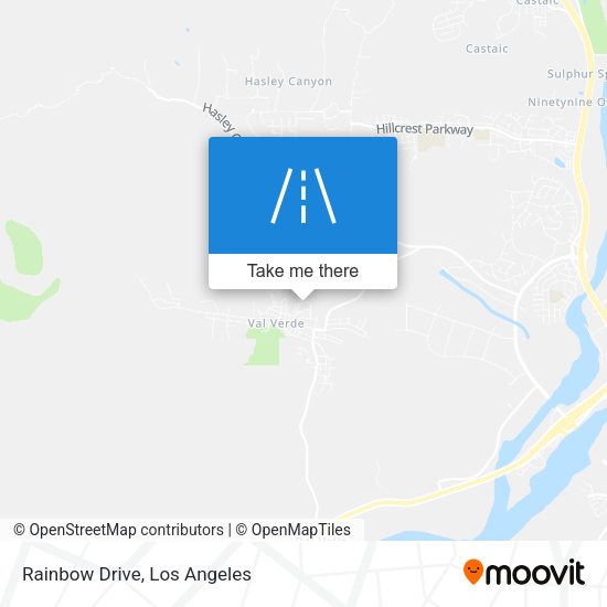 Mapa de Rainbow Drive