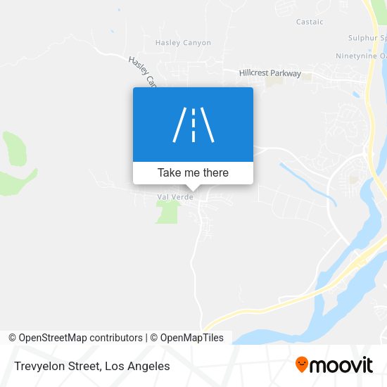 Trevyelon Street map
