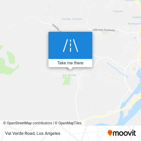 Mapa de Val Verde Road