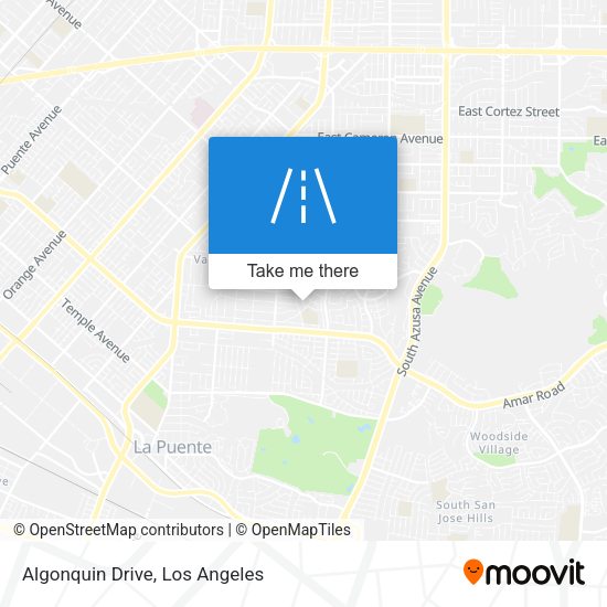 Algonquin Drive map