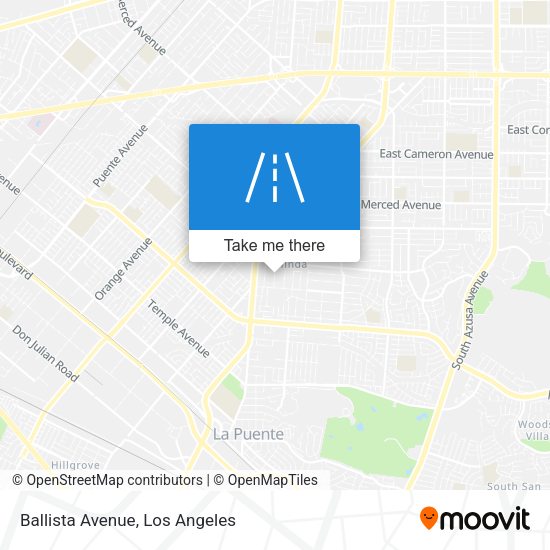 Ballista Avenue map