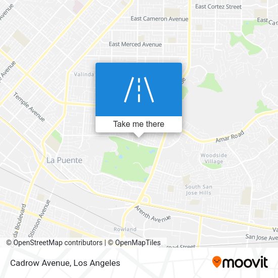Mapa de Cadrow Avenue