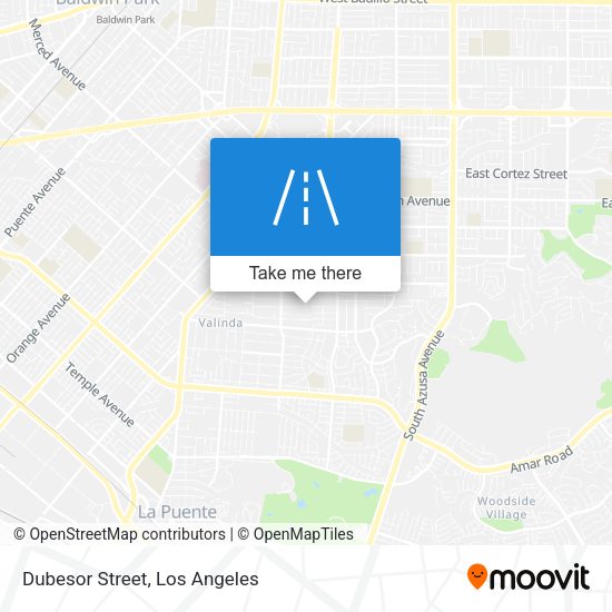 Mapa de Dubesor Street