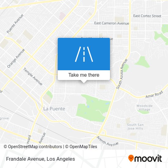 Mapa de Frandale Avenue