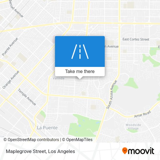 Maplegrove Street map