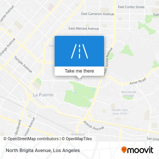 North Brigita Avenue map
