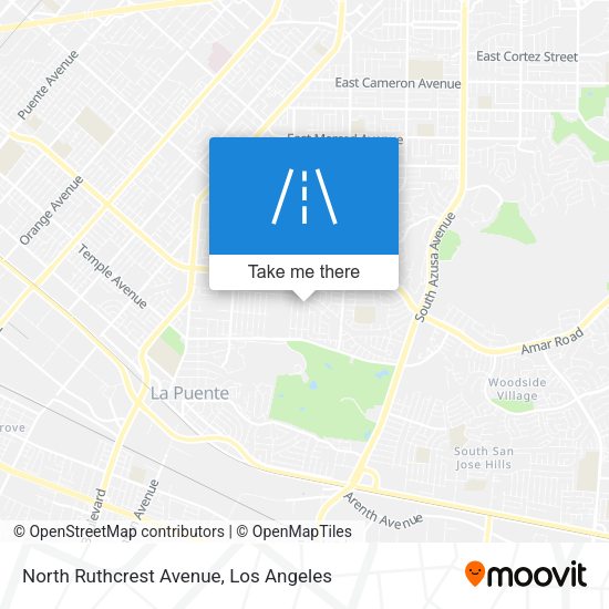 North Ruthcrest Avenue map