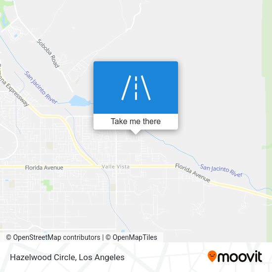 Hazelwood Circle map