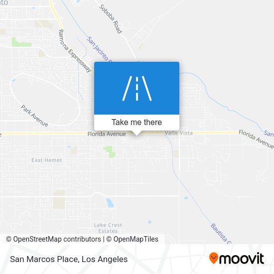 San Marcos Place map