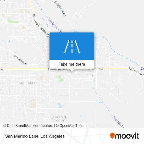 Mapa de San Marino Lane