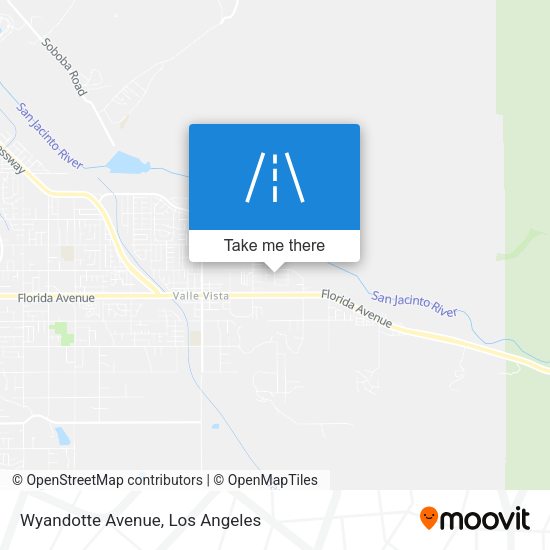 Mapa de Wyandotte Avenue
