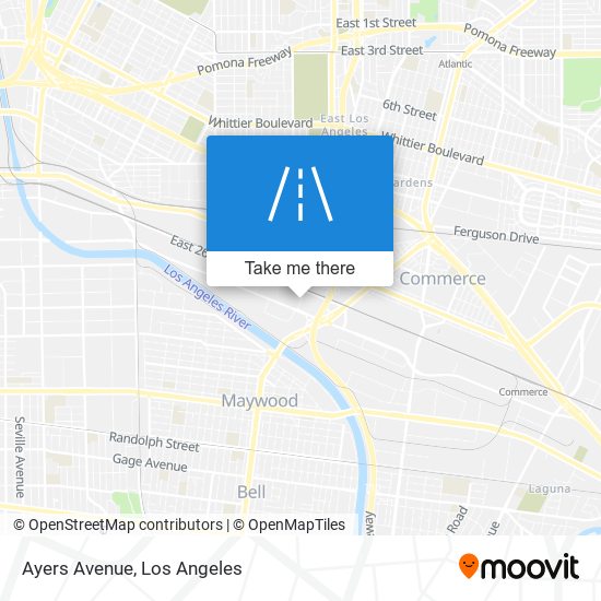 Ayers Avenue map