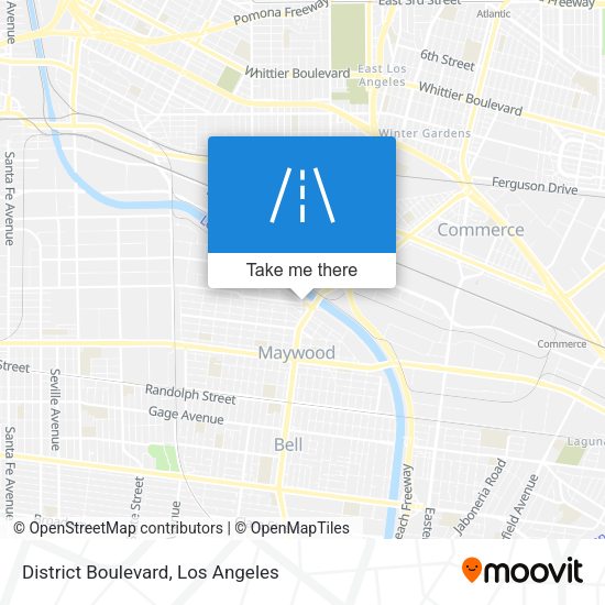 Mapa de District Boulevard