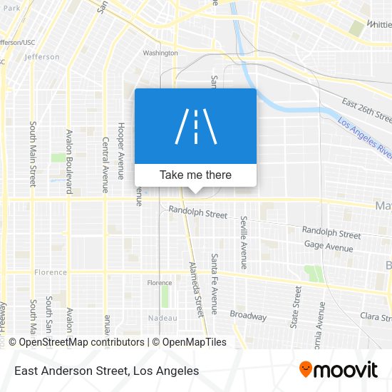 Mapa de East Anderson Street