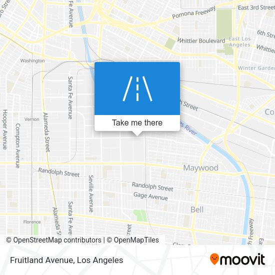 Fruitland Avenue map