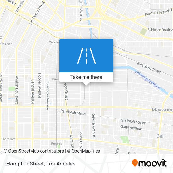 Mapa de Hampton Street