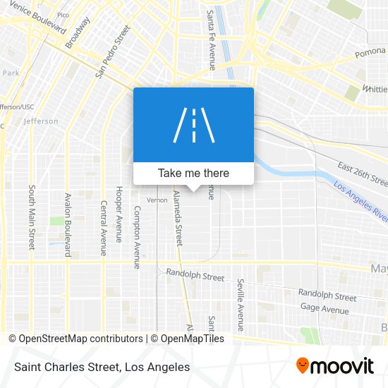 Saint Charles Street map