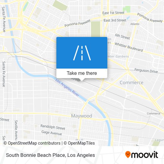 South Bonnie Beach Place map