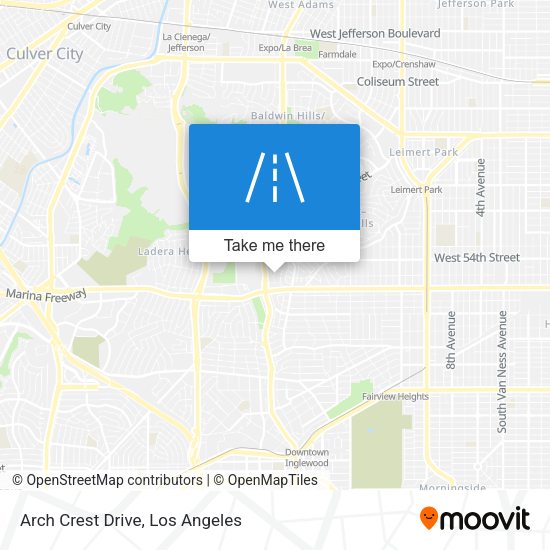 Arch Crest Drive map