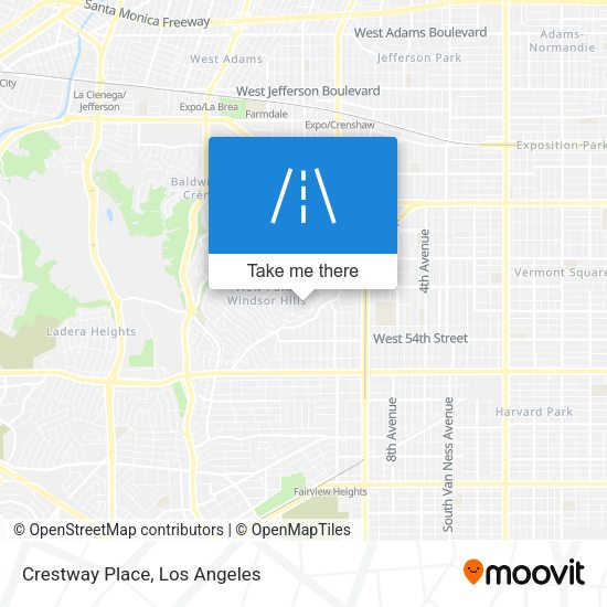Mapa de Crestway Place