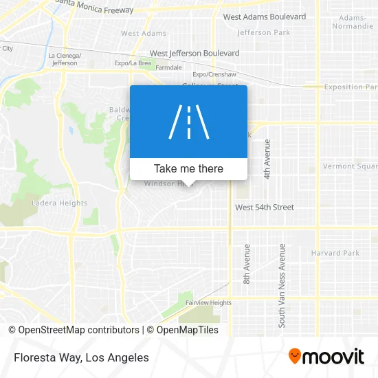 Floresta Way map