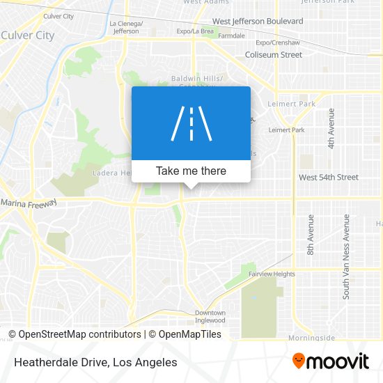 Heatherdale Drive map
