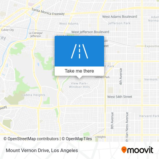 Mount Vernon Drive map