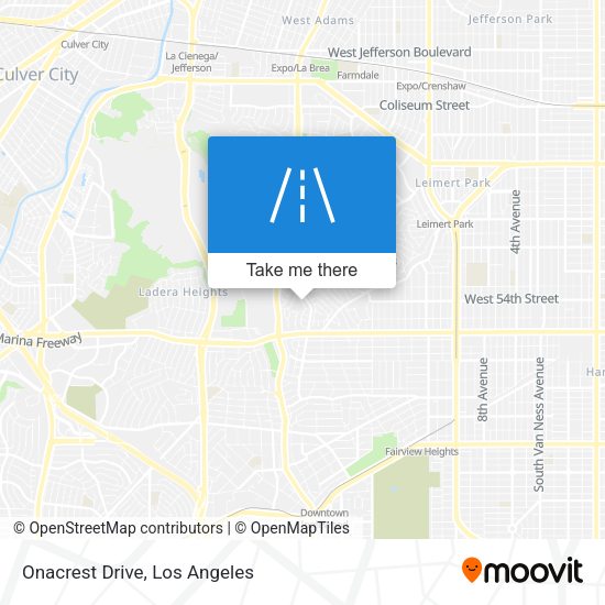Mapa de Onacrest Drive