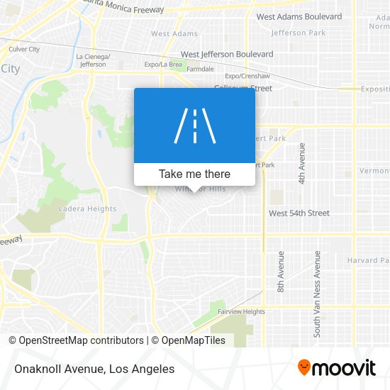 Mapa de Onaknoll Avenue