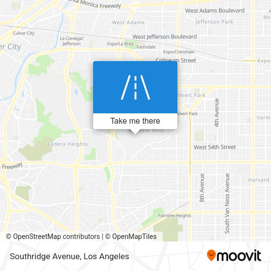 Southridge Avenue map