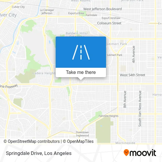 Springdale Drive map