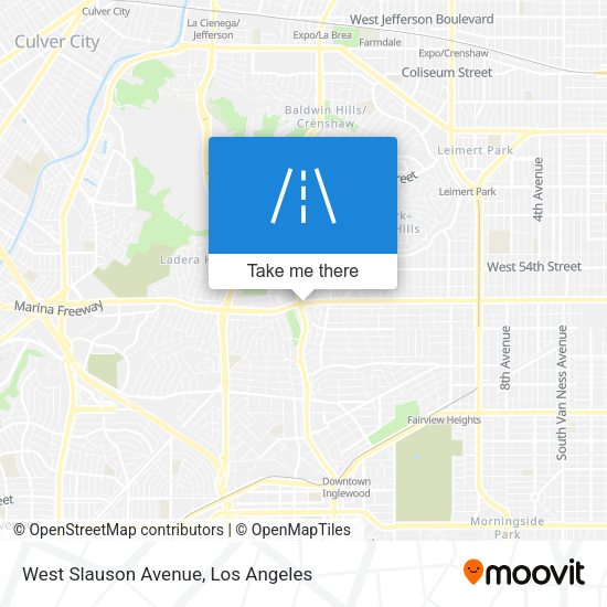 Mapa de West Slauson Avenue