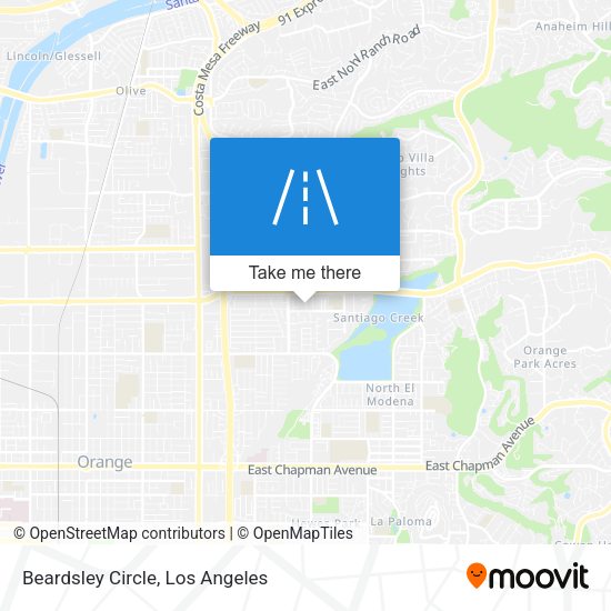 Mapa de Beardsley Circle