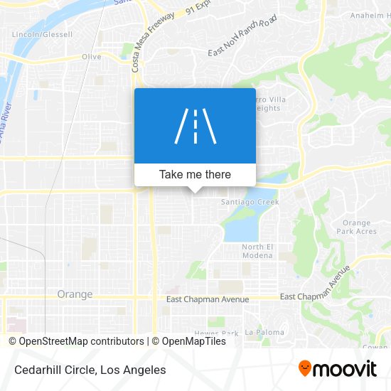 Cedarhill Circle map