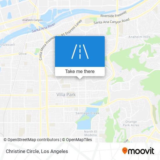Christine Circle map