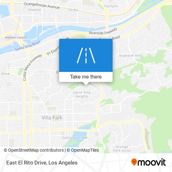 Mapa de East El Rito Drive