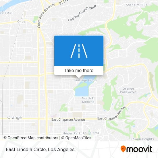 Mapa de East Lincoln Circle