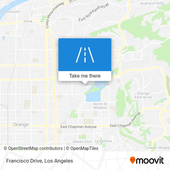 Francisco Drive map
