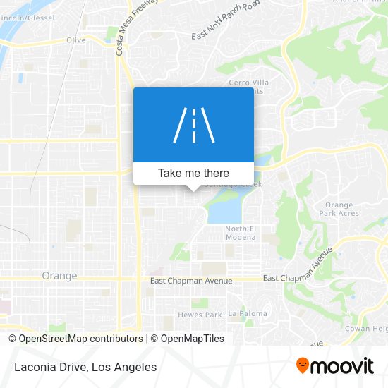 Mapa de Laconia Drive