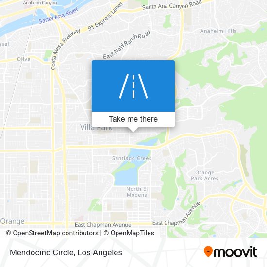 Mapa de Mendocino Circle