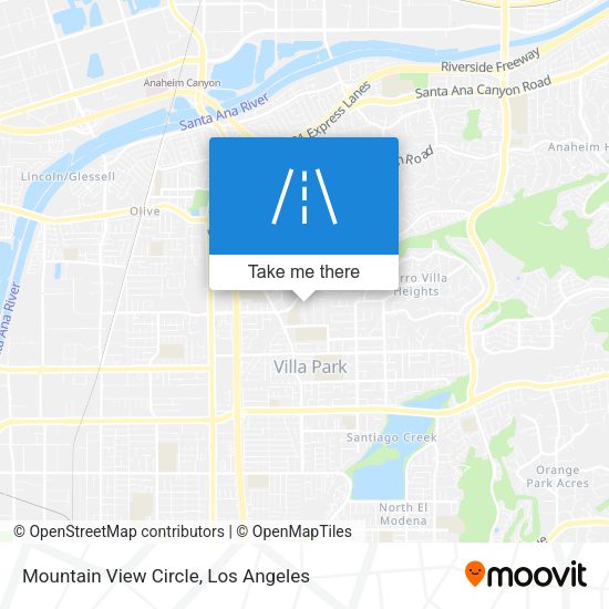 Mapa de Mountain View Circle