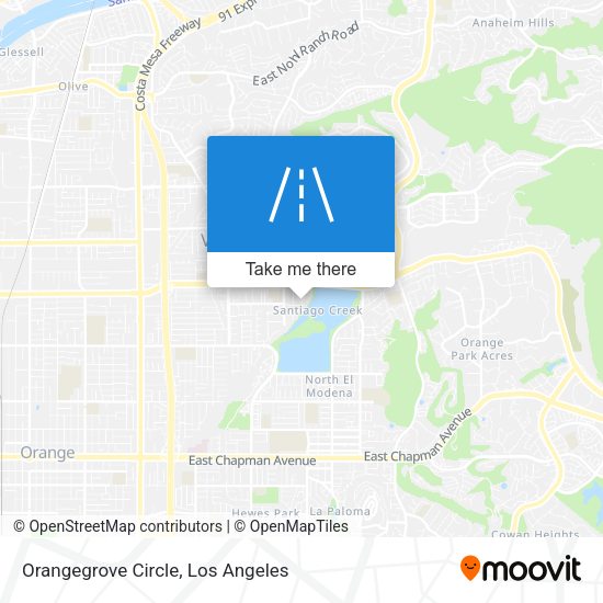 Orangegrove Circle map
