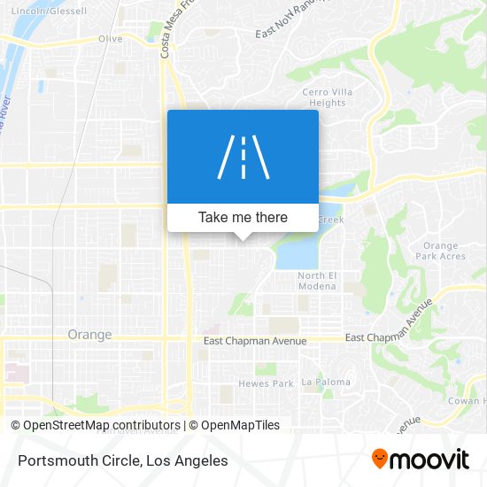 Mapa de Portsmouth Circle