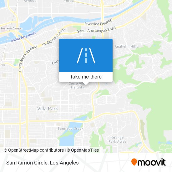San Ramon Circle map
