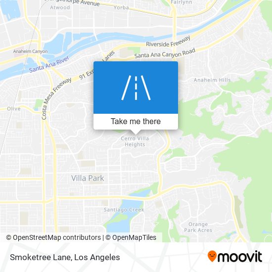 Mapa de Smoketree Lane