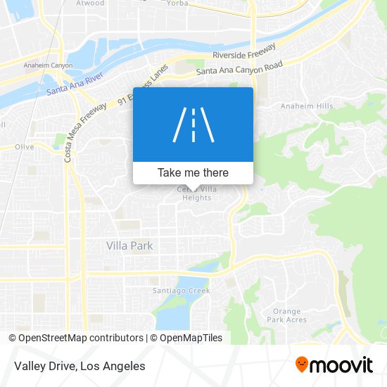 Valley Drive map